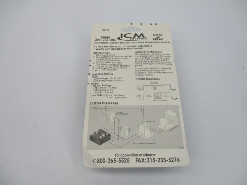 ICM CONTROLS ICM206B 24V 3-10M NSMP