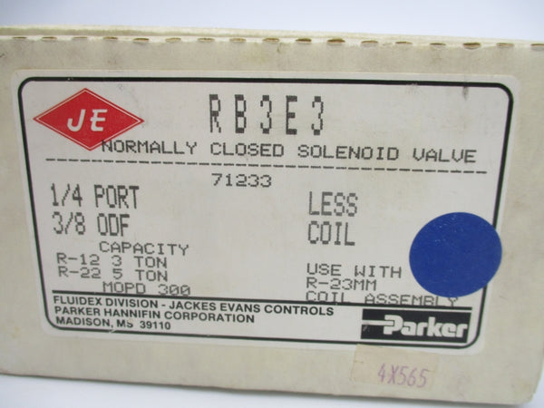 PARKER JE RB3E3 1/4" 3/8" NSMP
