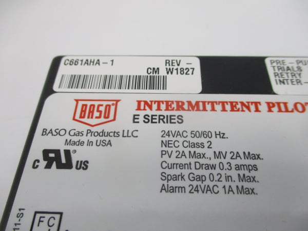 BASO C661AHA-1C 24VAC 2A NSMP