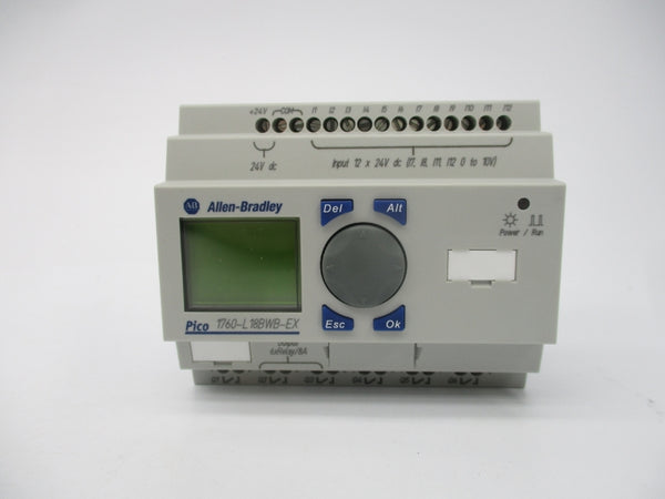ALLEN BRADLEY 1760-L18BWB-EX SER. B 24VDC REV. D NSMP