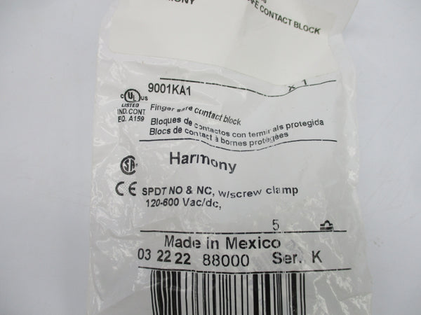 SCHNEIDER ELECTRIC 9001KA1 SER. K 120-600VAC/DC NSMP