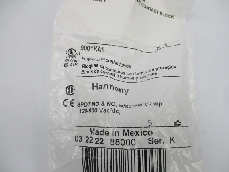 SCHNEIDER ELECTRIC 9001KA1 SER. K 120-600VAC/DC NSMP