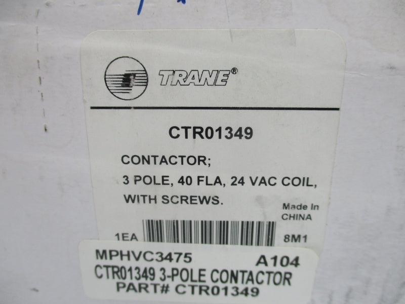 TRANE CTR01349 24VAC NSMP