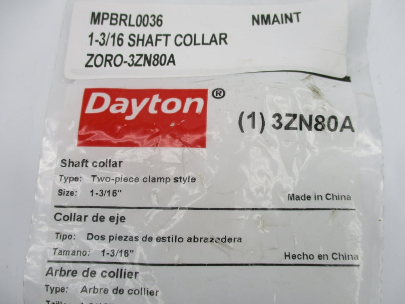 DAYTON 3ZN80A 1-3/16" NSMP