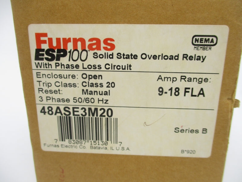 FURNAS 48ASE3M20 SER. B 9-18A NSMP