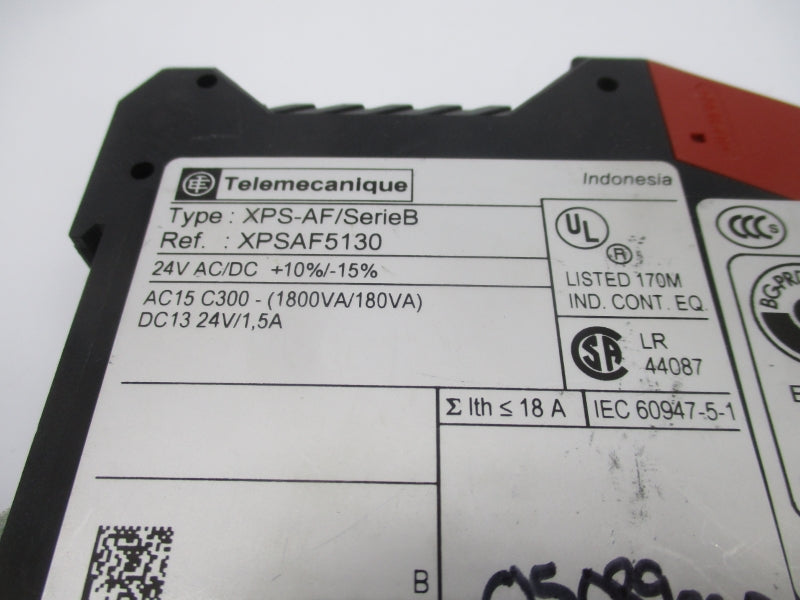 TELEMECANIQUE XPS-AF SER. B 24VAC/DC UNMP