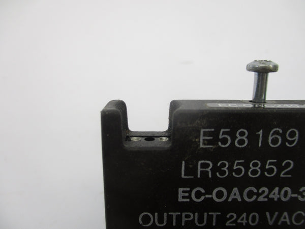 ELECTRO CAM EC-OAC240-3 240VAC 1.5A (AS PICTURED) UNMP