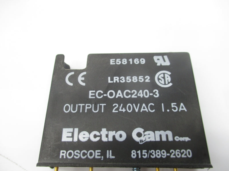 ELECTRO CAM EC-OAC240-3 240VAC 1.5A (AS PICTURED) UNMP
