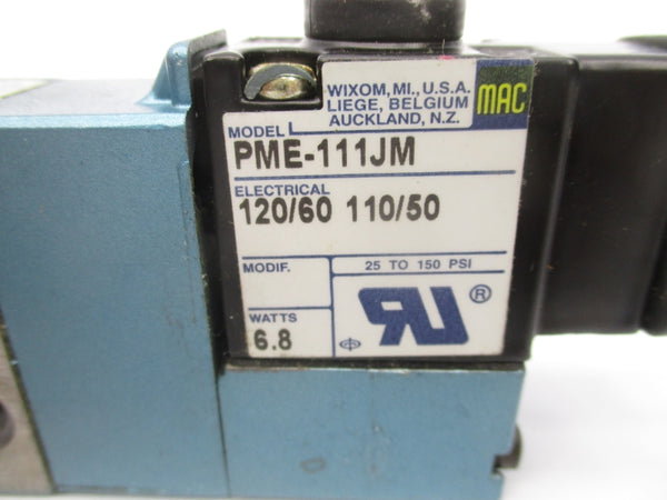 MAC 811C-PM-111JM-122 110/120V 25-150PSI UNMP