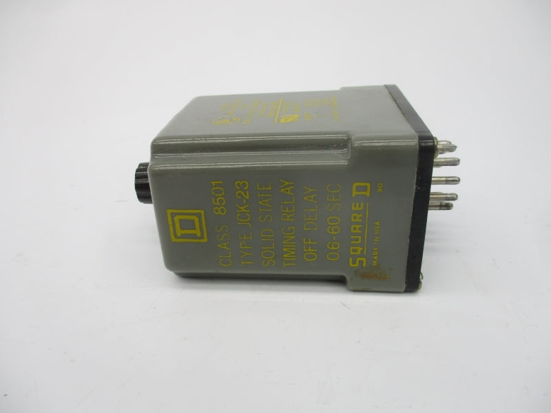SQUARE D 8501JCK-23 120VAC 0.6-60S UNMP
