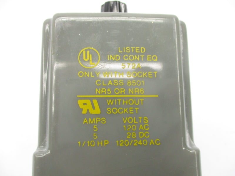 SQUARE D 8501JCK-23 120VAC 0.6-60S UNMP