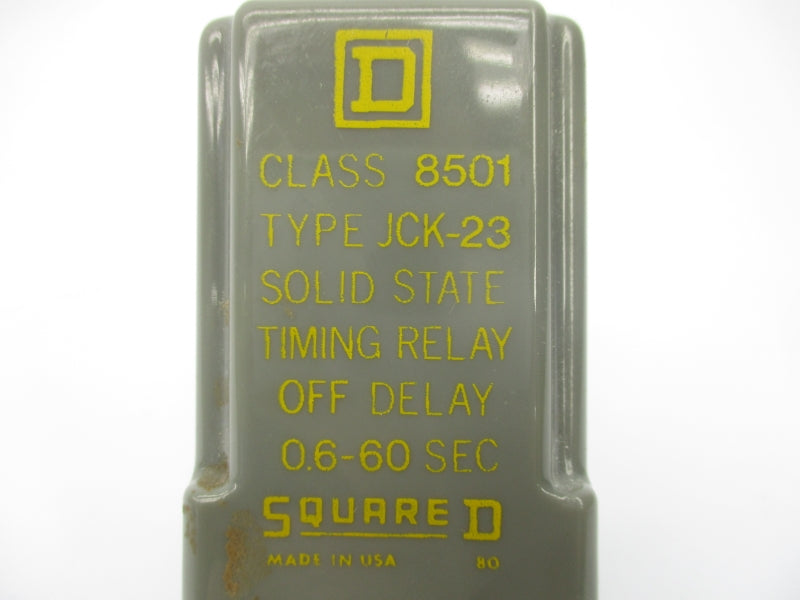SQUARE D 8501JCK-23 120VAC 0.6-60S UNMP