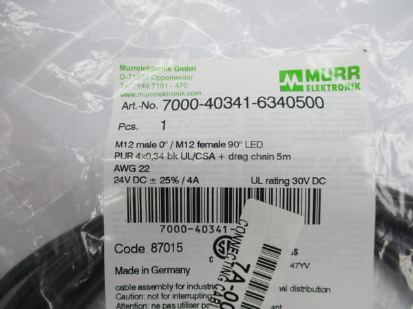 MURR ELEKTRONIK 7000-40341-6340500 24VDC 4A NSMP
