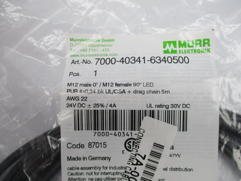 MURR ELEKTRONIK 7000-40341-6340500 24VDC 4A NSMP