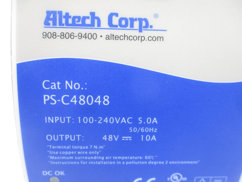 ALTECH PS-C48048 100-240VAC 5A NSMP
