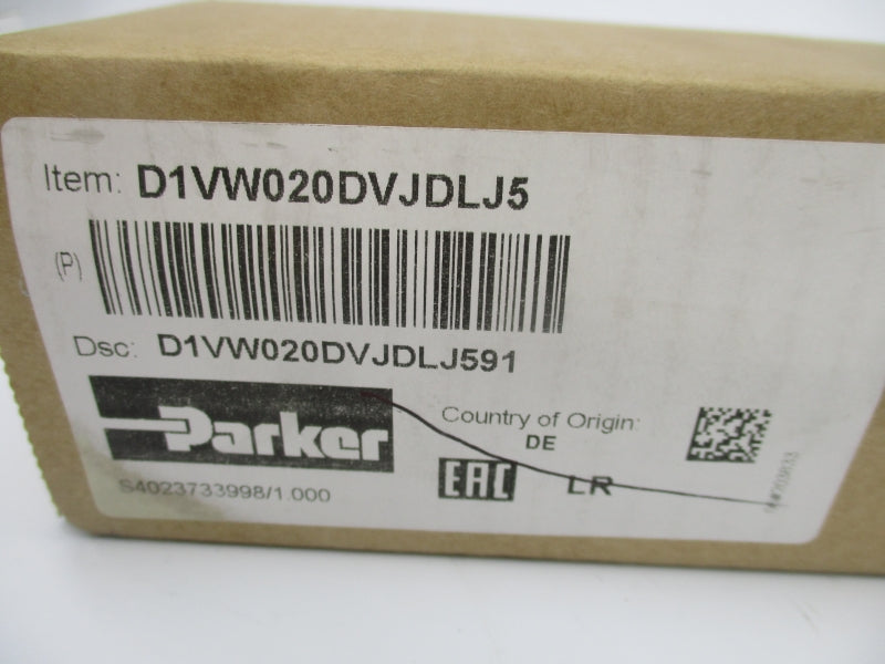 PARKER D1VW020DVJDLJ5 24V 0.42A NSMP