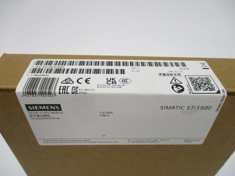 SIEMENS 6ES7 522-1BL10-0AA0 F/W 1.1.0 NSFS