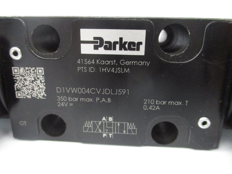 PARKER D1VW004CVJDLJ5 D1VW004CVJDLJ591 24VDC 0.42A NSMP