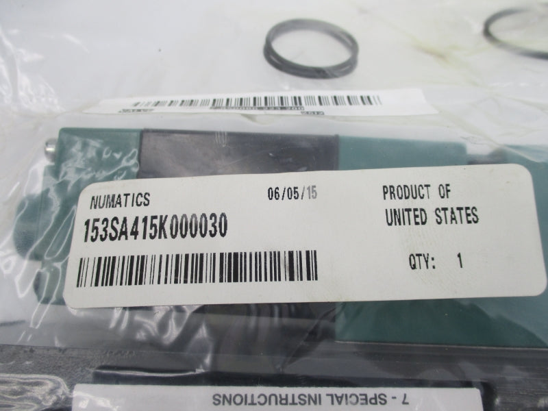 NUMATICS 153SA415K000030 110/120V 0.12A 150PSI NSMP
