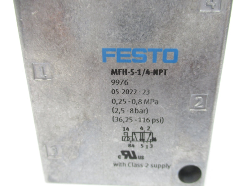FESTO MFH-5-1/4-NPT 9976 36.25-116PSI NSMP