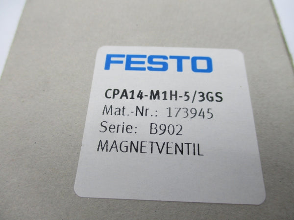 FESTO CPA14-M1H-5/3GS 173945 21VDC NSMP