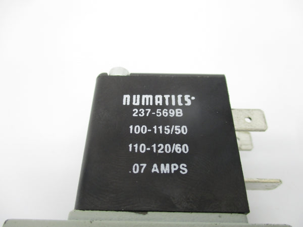 NUMATICS L22BA452O 110-120V 0.07A 14.5-145PSI NSNP