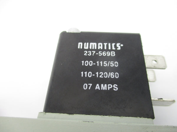 NUMATICS L22BB5520 110-120V 0.07A 14.5-145PSI NSNP