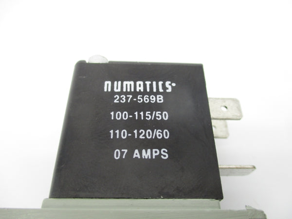 NUMATICS L22BB452O 110-120V 0.07A 14.5-145PSI NSNP