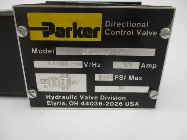 PARKER D3W2BJ 14 24VDC 1.5A 3000PSI NSNP