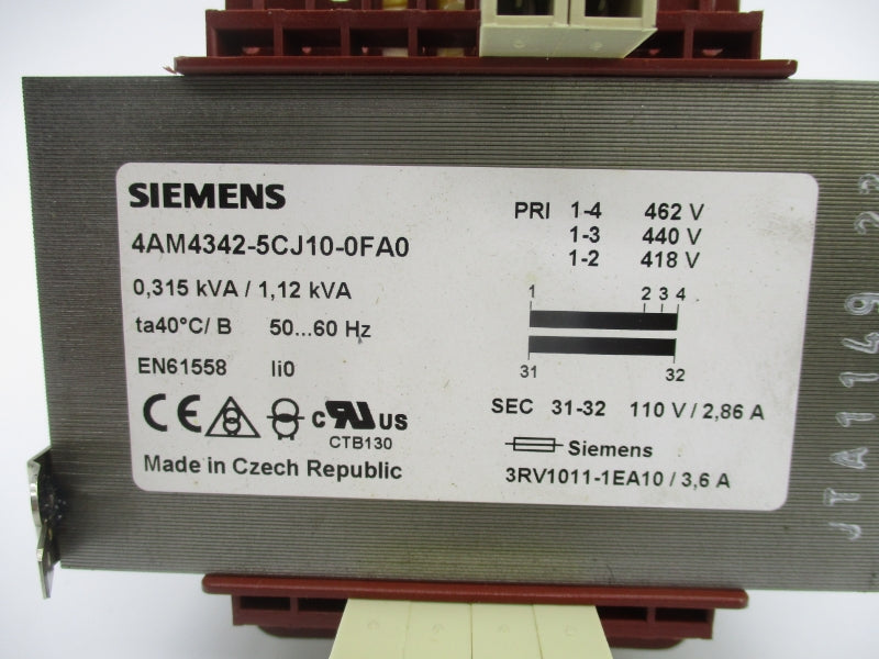 SIEMENS 4AM4342-5CJ10-0FA0 462V NSNP