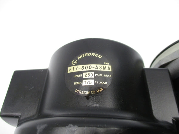 NORGREN F17-800-A3MA 250PSI (AS PICTURED) NSNP