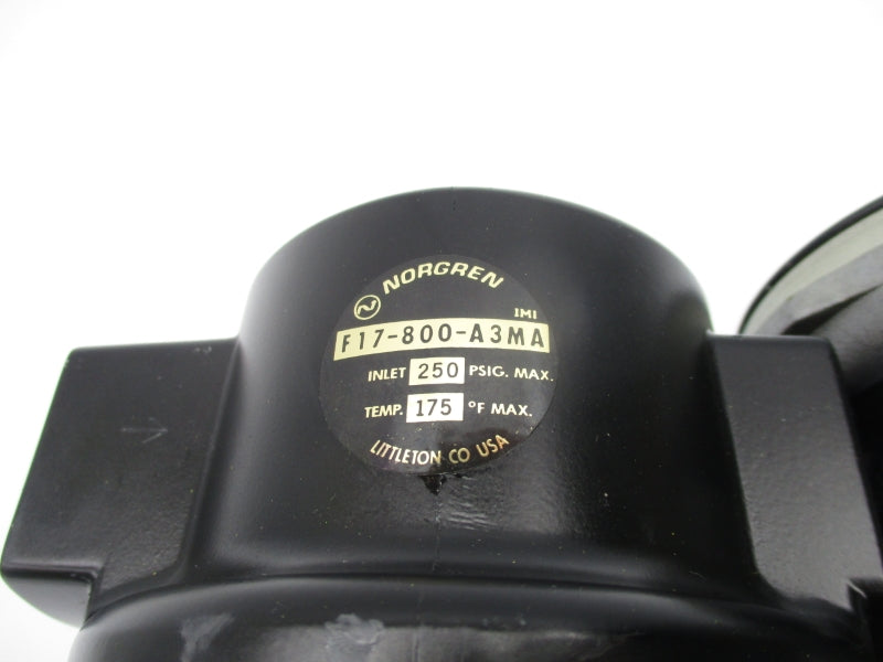 NORGREN F17-800-A3MA 250PSI (AS PICTURED) NSNP