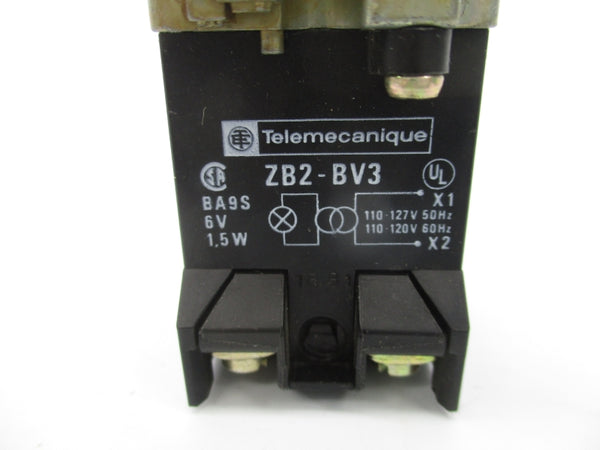 TELEMECANIQUE ZB2-BV3 110-120V UNMP