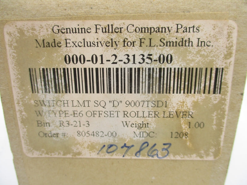 SQUARE D 9007TSD1 SER. D 600V 30A NSMP