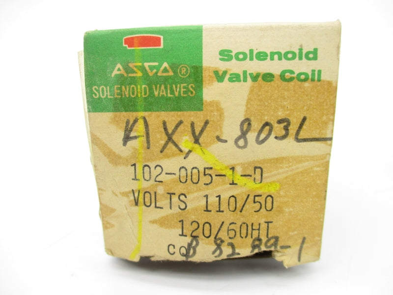 ASCO 102-005-1-D MP-C-027 110/120V NSMP