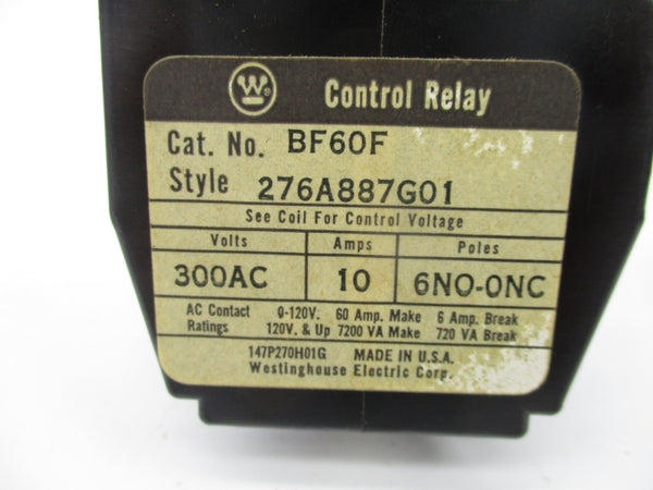 WESTINGHOUSE BF60F 110/120V NSMP