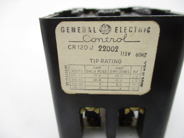 GENERAL ELECTRIC CR120J22002 115V NSMP