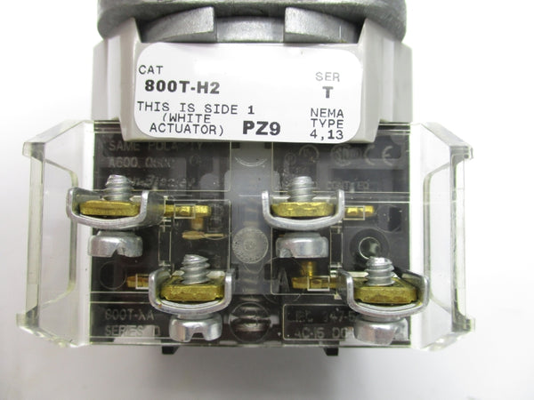 ALLEN BRADLEY 800T-H2B SER. T 600V (BR/WH) NSMP