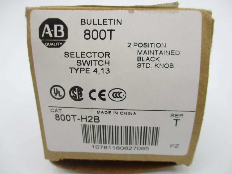 ALLEN BRADLEY 800T-H2B SER. T 600V (BR/WH) NSMP