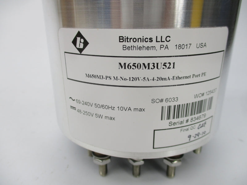 BITRONICS M650M3U521 115VAC NSMP