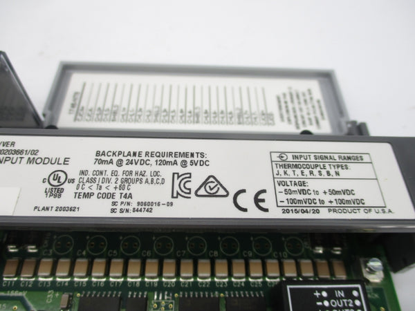 ALLEN BRADLEY 1746-NT8 SER. A F.W 1.4 24VDC NSMP