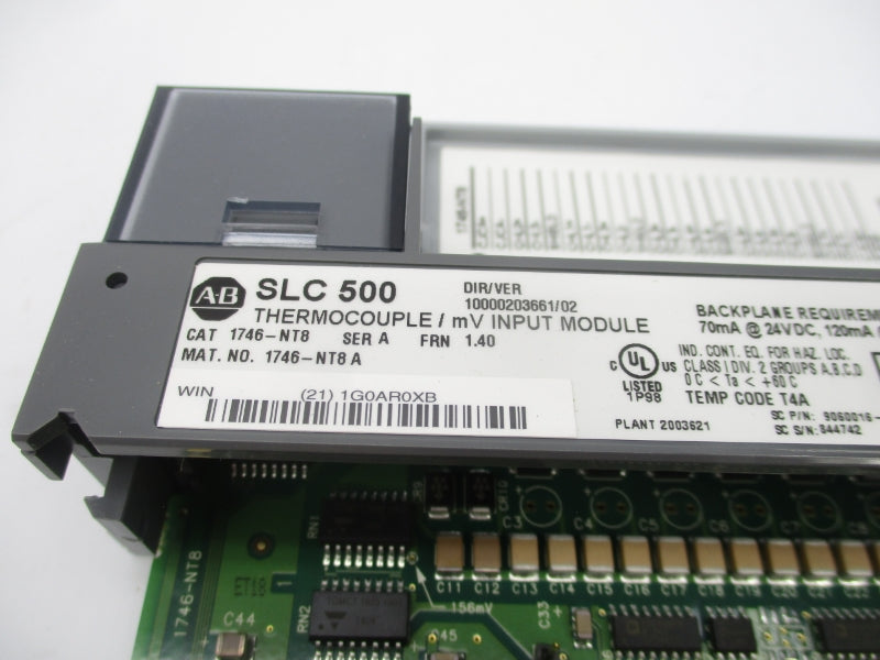 ALLEN BRADLEY 1746-NT8 SER. A F.W 1.4 24VDC NSMP