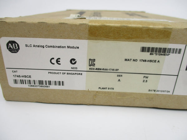 ALLEN BRADLEY 1746-HSCE SER. A F/W 2.3 5.5VDC NSMP
