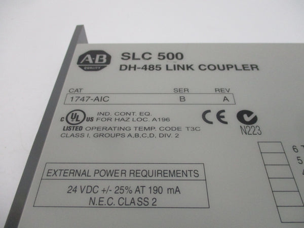 ALLEN BRADLEY 1747-AIC SER. B 24VDC REV. A NSMP