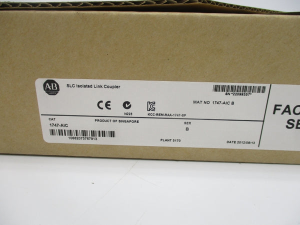 ALLEN BRADLEY 1747-AIC SER. B 24VDC REV. A NSMP