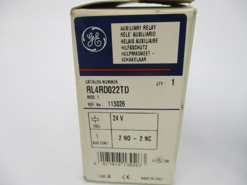 GENERAL ELECTRIC RL4RD022TD 24V NSMP