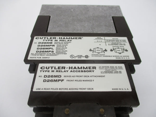 CUTLER HAMMER D26MR60A SER. A3 120VAC NSMP
