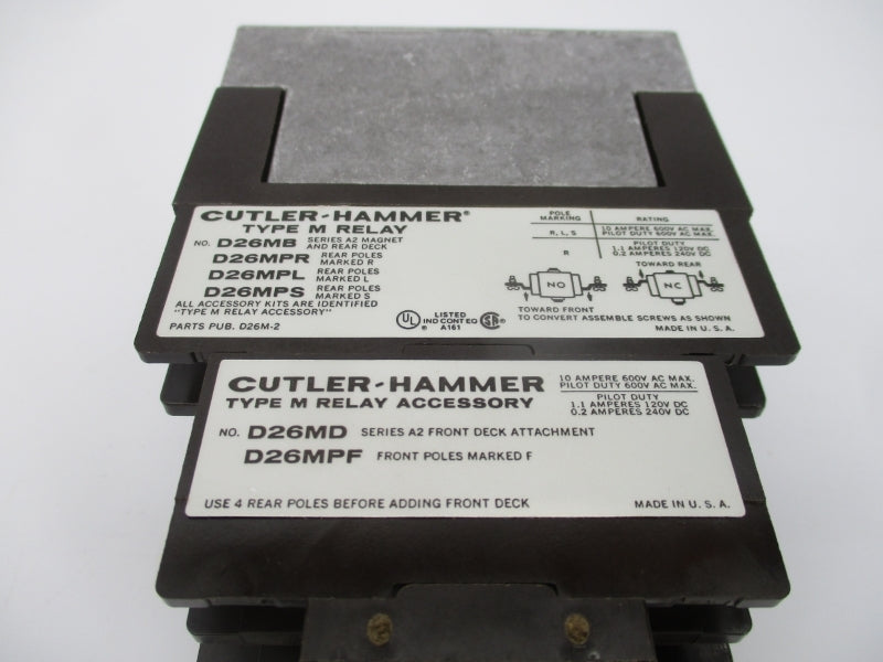 CUTLER HAMMER D26MR60A SER. A3 120VAC NSMP