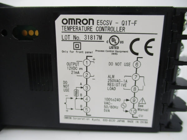 OMRON E5CSV-Q1T-F 100-240VAC 1A NSMP
