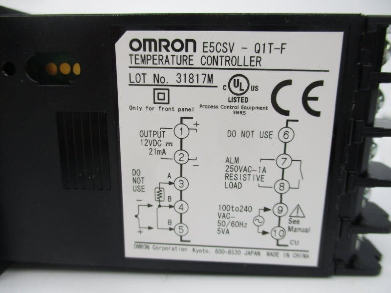OMRON E5CSV-Q1T-F 100-240VAC 1A NSMP